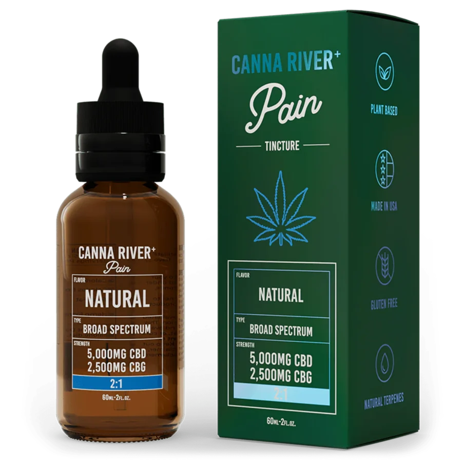 CBD CBG Pain 2:1 Tincture 7500mg Broad