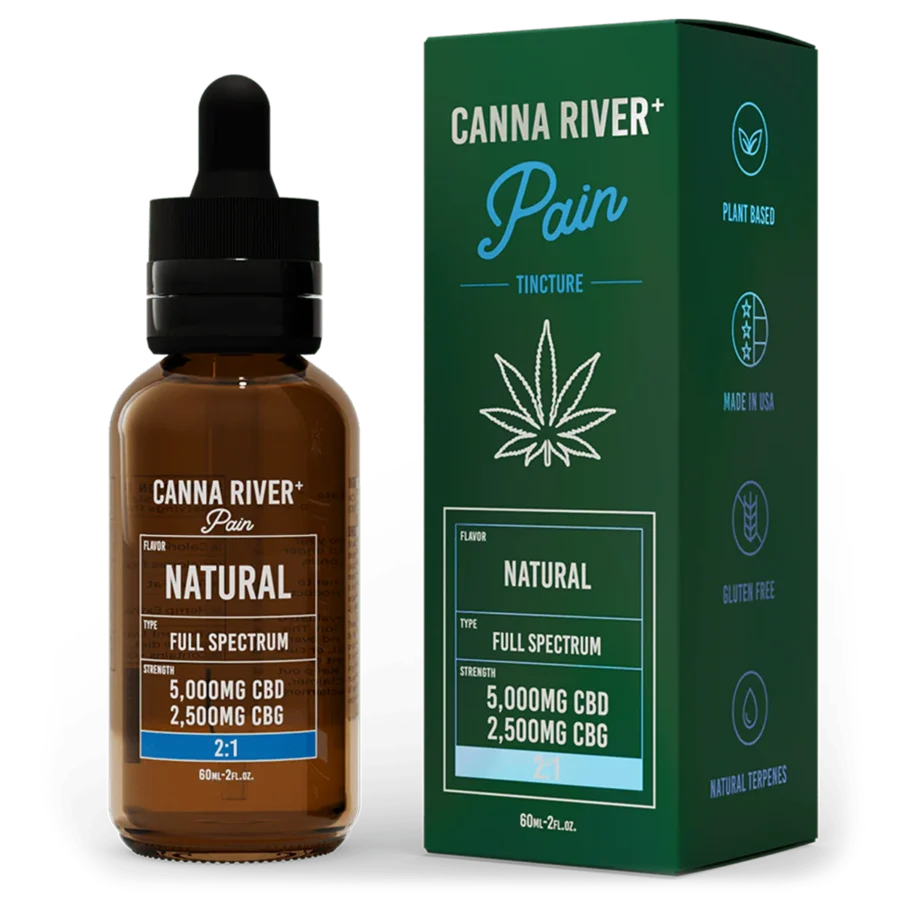 CBD CBG Pain 2:1 Tincture 7500mg Full
