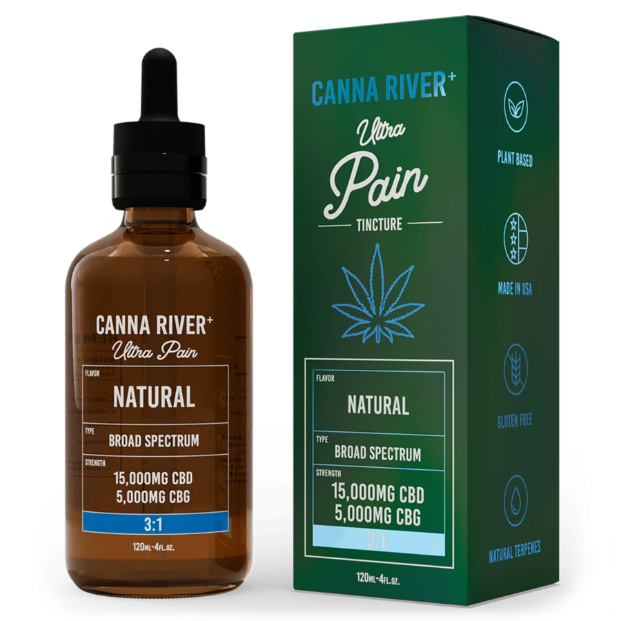 CBD CBG Pain Ultra 3:1 Tincture 20.000mg Broad