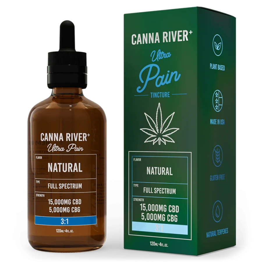 CBD CBG Pain Ultra 3:1 Tincture 20.000mg Full